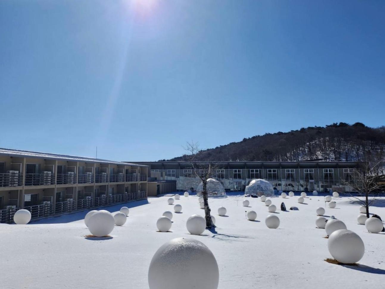 Mineyama Kogen Hotel Relaxia Kamikawa  Exteriör bild