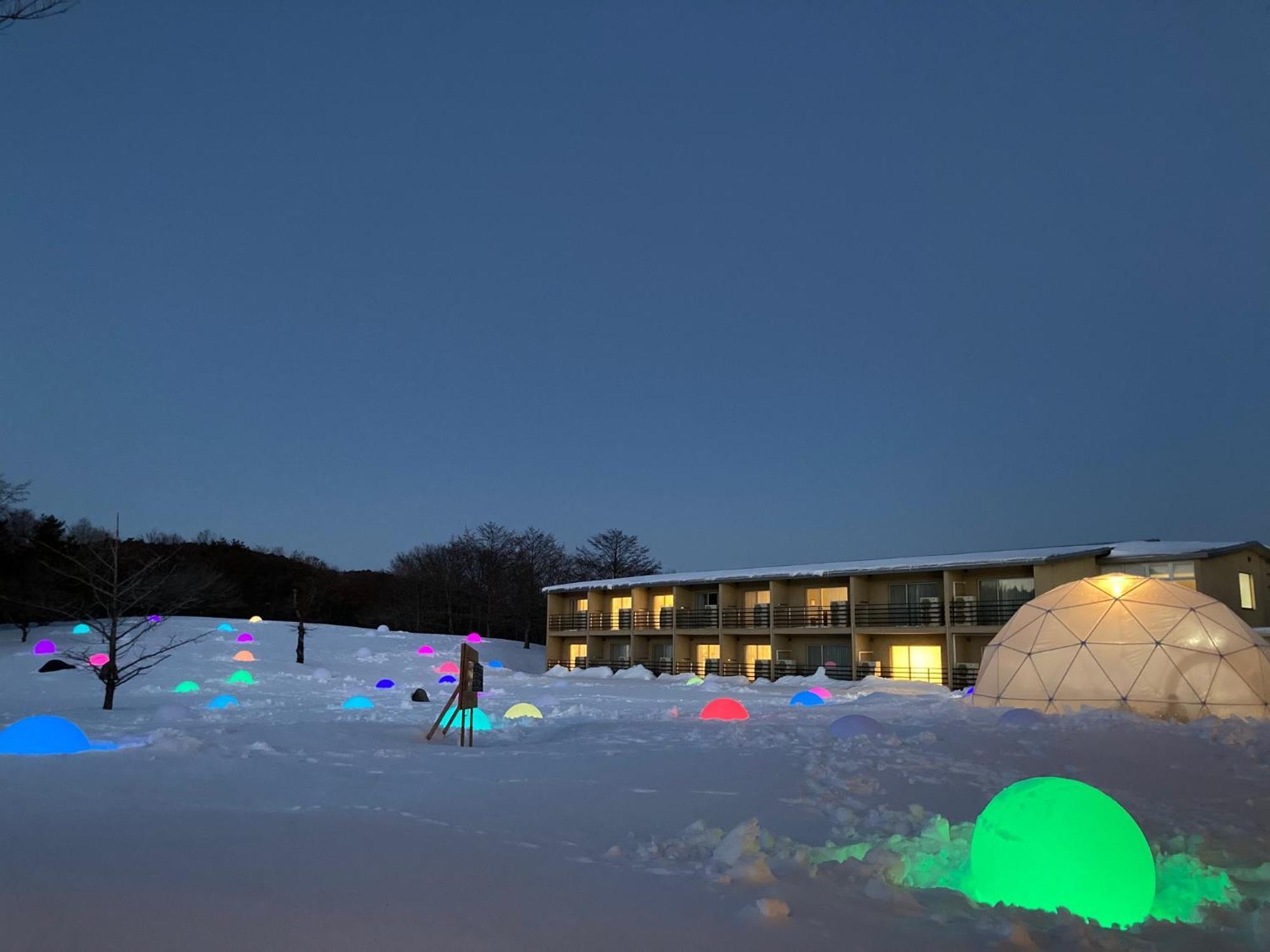 Mineyama Kogen Hotel Relaxia Kamikawa  Exteriör bild